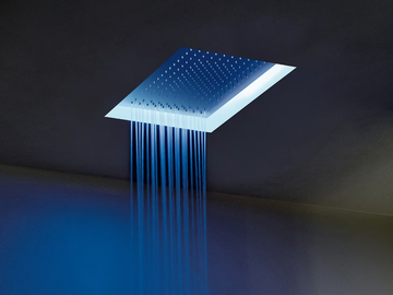 ACQUAFIT 93 K021 - Built-in rectangular 2-spray stainless steel overhead shower by Fantini Rubinetti - view 2